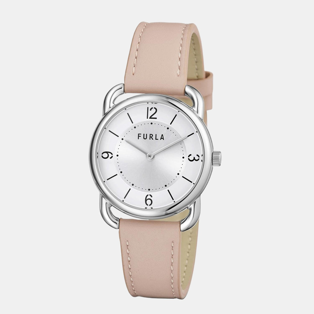 Furla Leather Silver watch