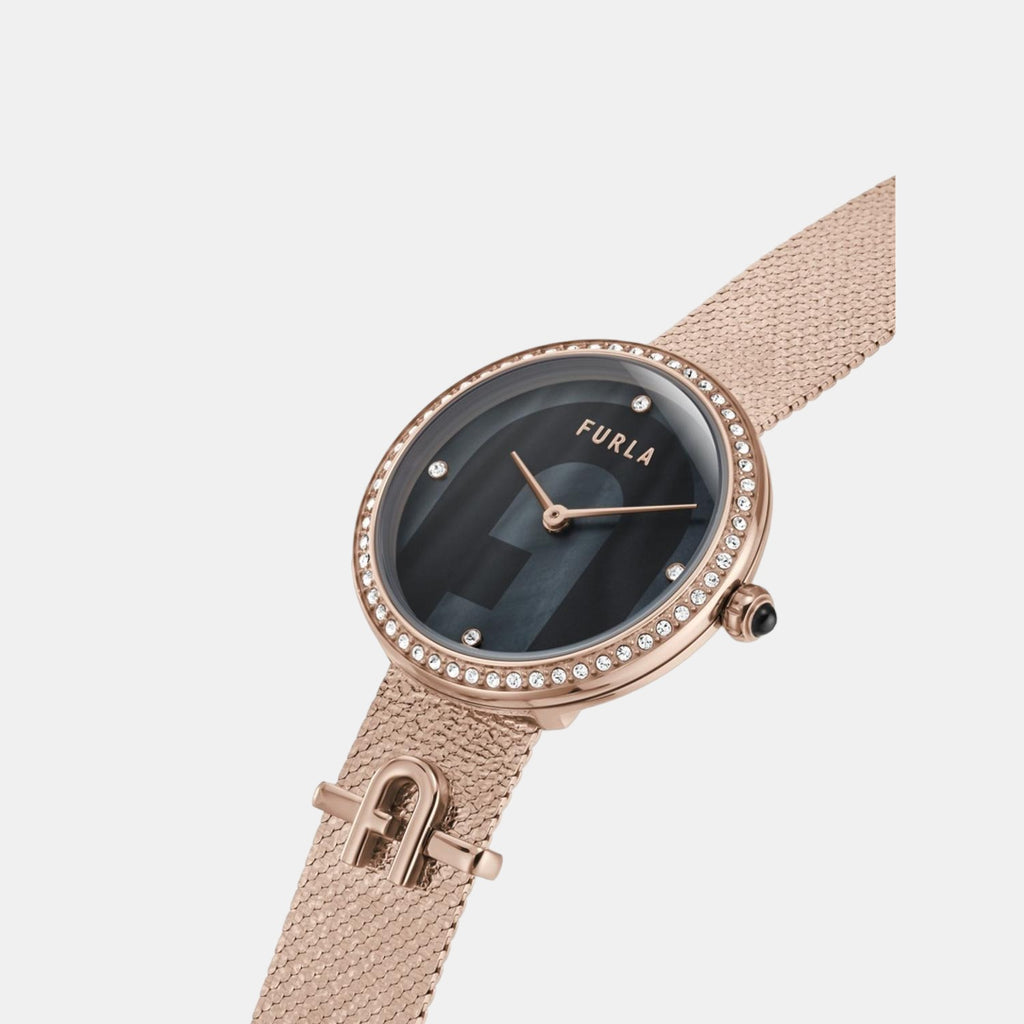 Furla Women Round Grey watch