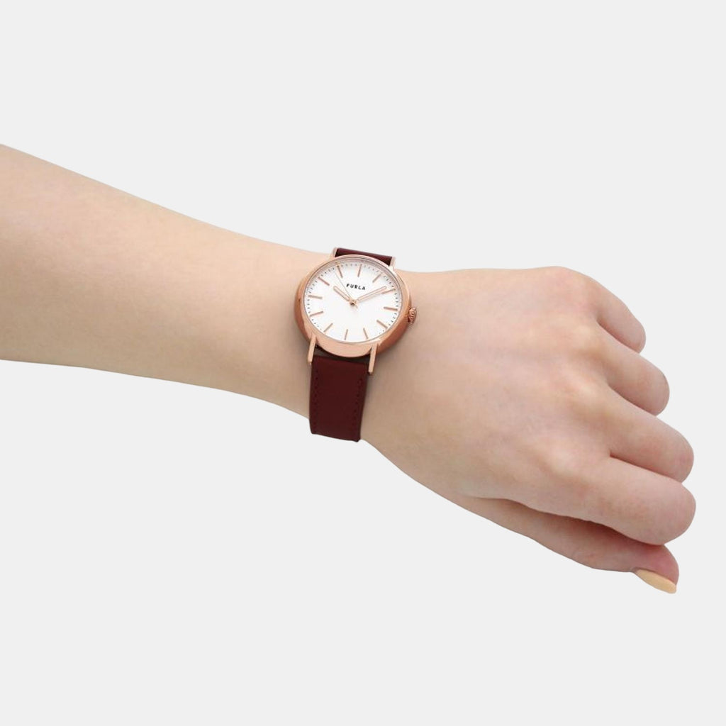 Furla Round Quartz Analog Women watch