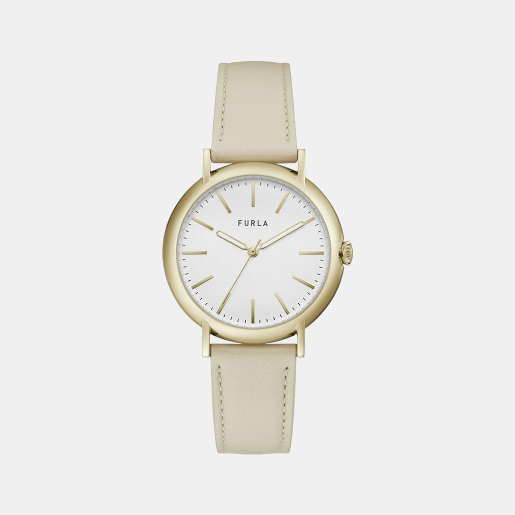 Furla Round White Analog watch