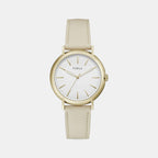 Furla Round White Analog watch
