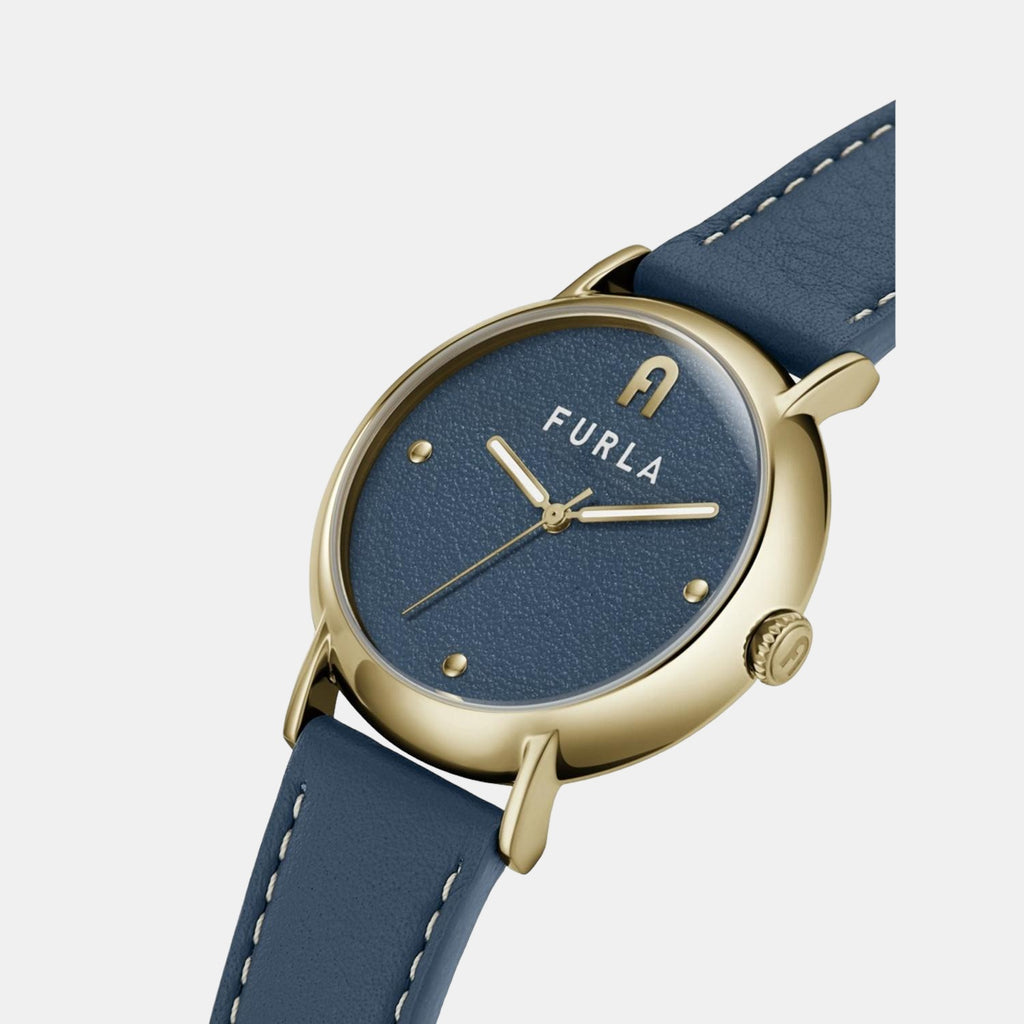Furla Women Round Blue watch