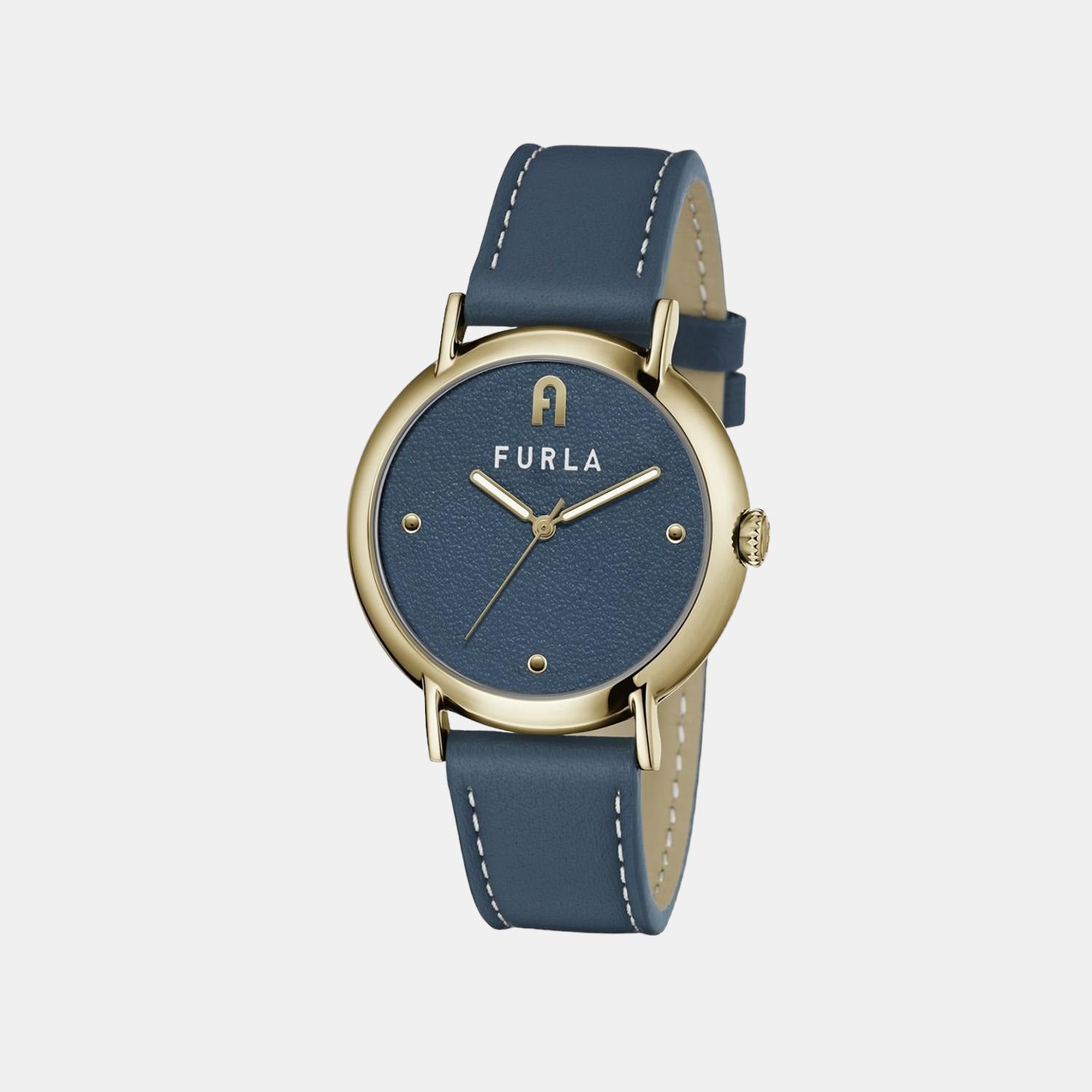 Furla Leather Blue watch