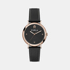 Furla Round Black Analog watch