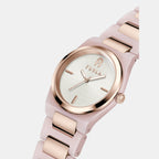 Furla Women Round Silver watch