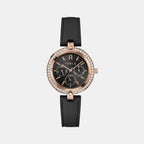 Furla Round Black Chronograph watch