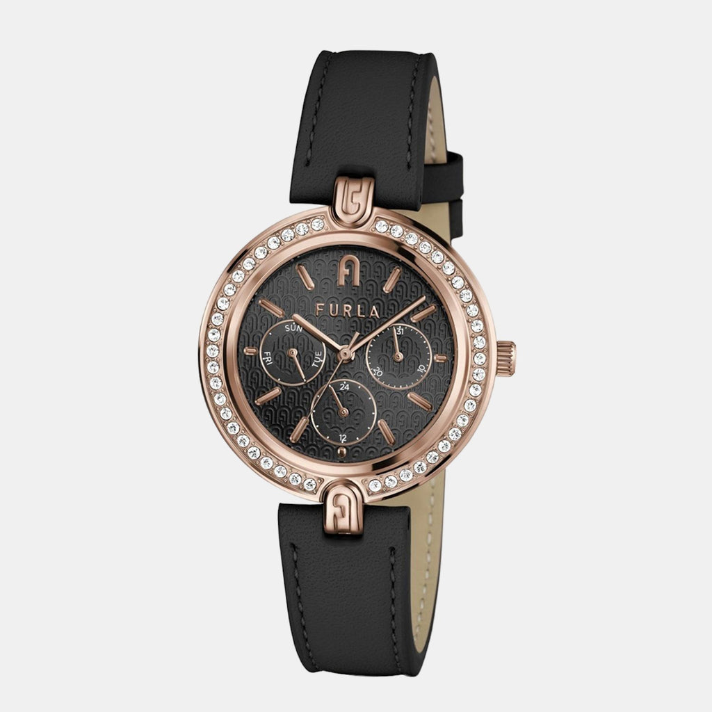Furla Leather Black watch