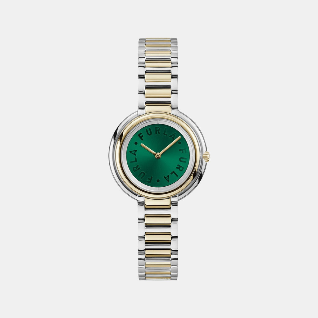 Furla Round Green Analog watch