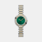 Furla Round Green Analog watch