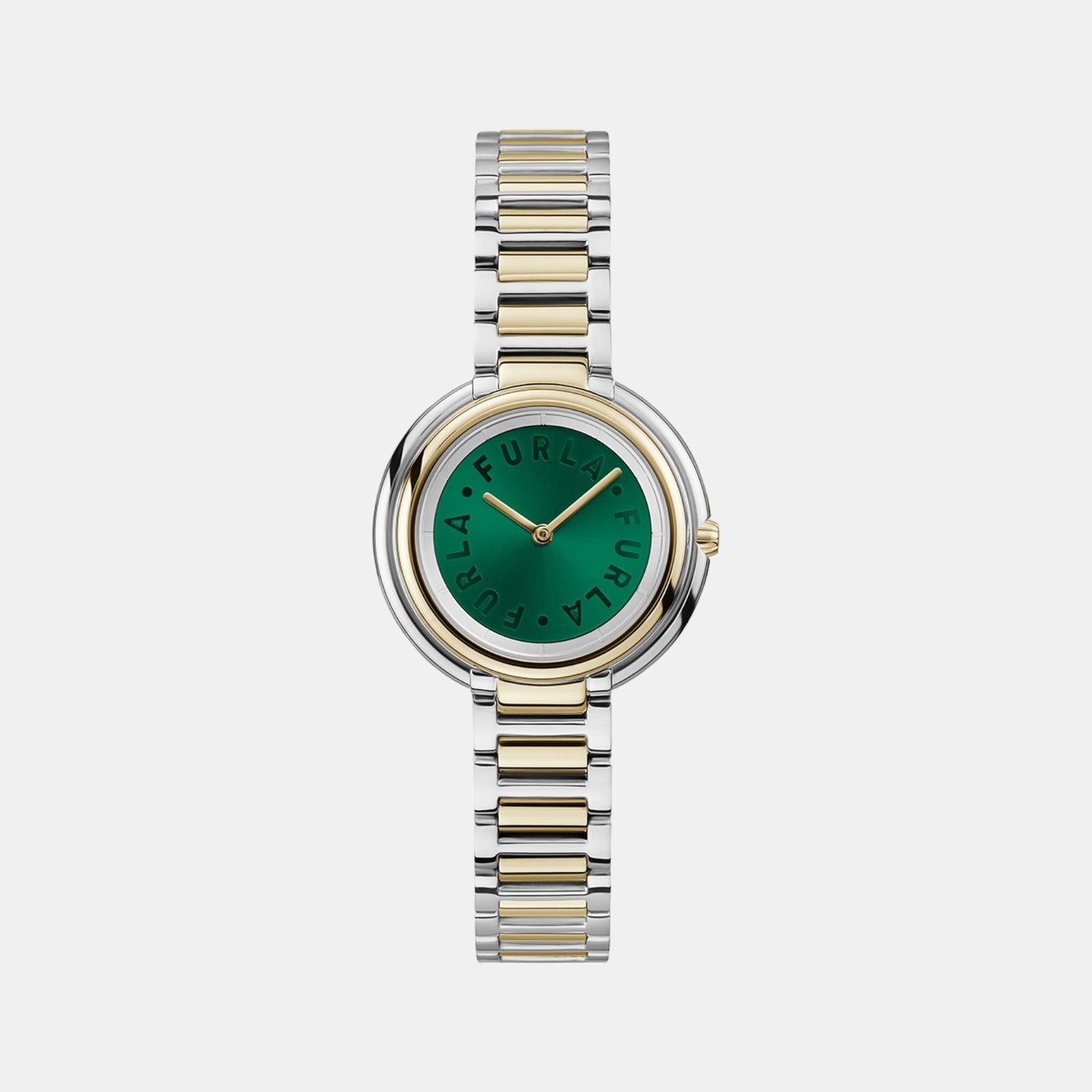 Furla Round Green Analog watch