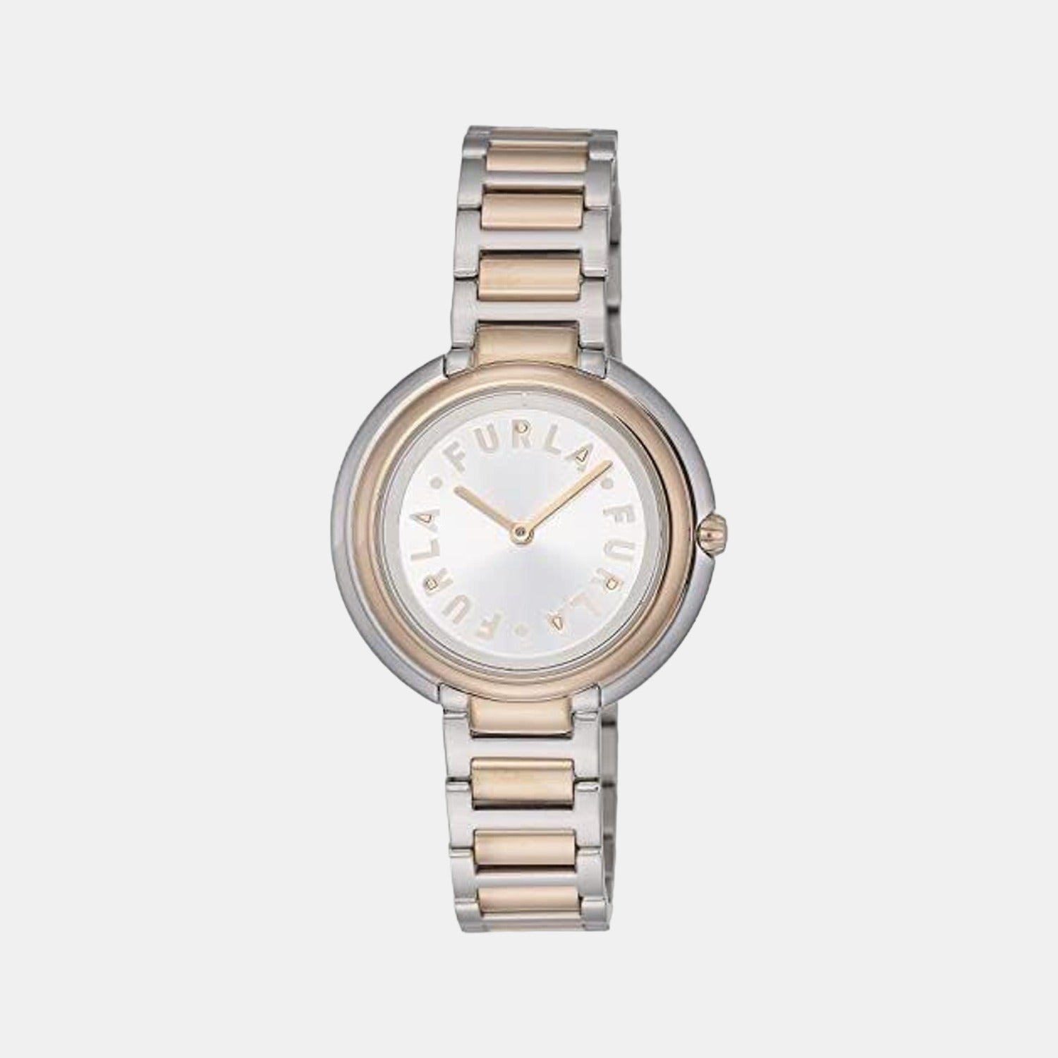 Furla Round White Analog watch