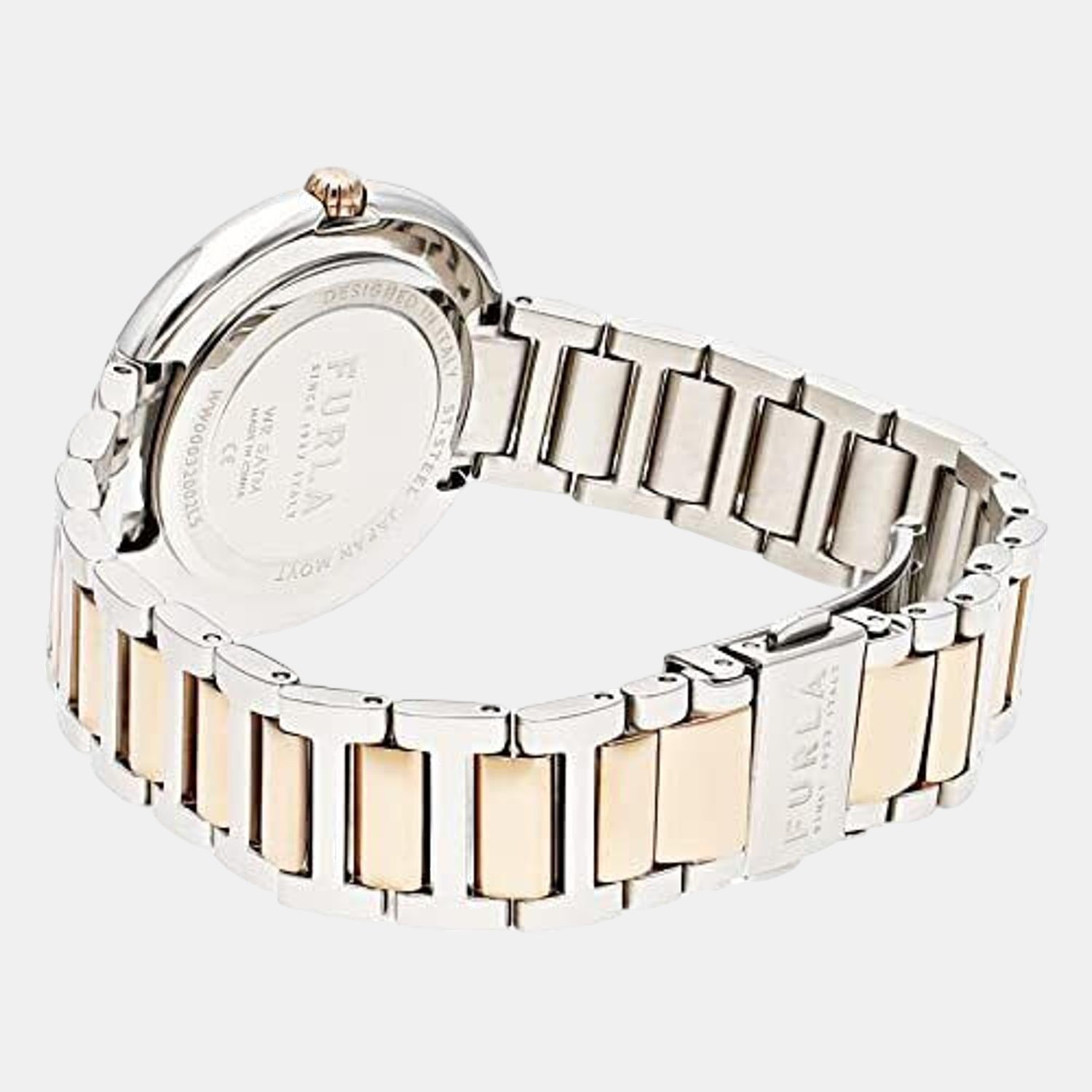 Furla Women Round White watch