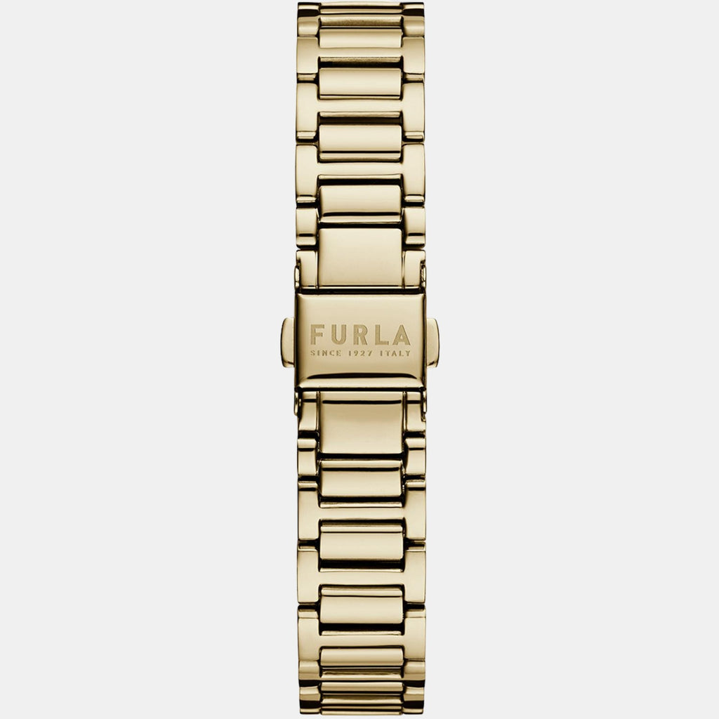 Furla Women Round Gold watch