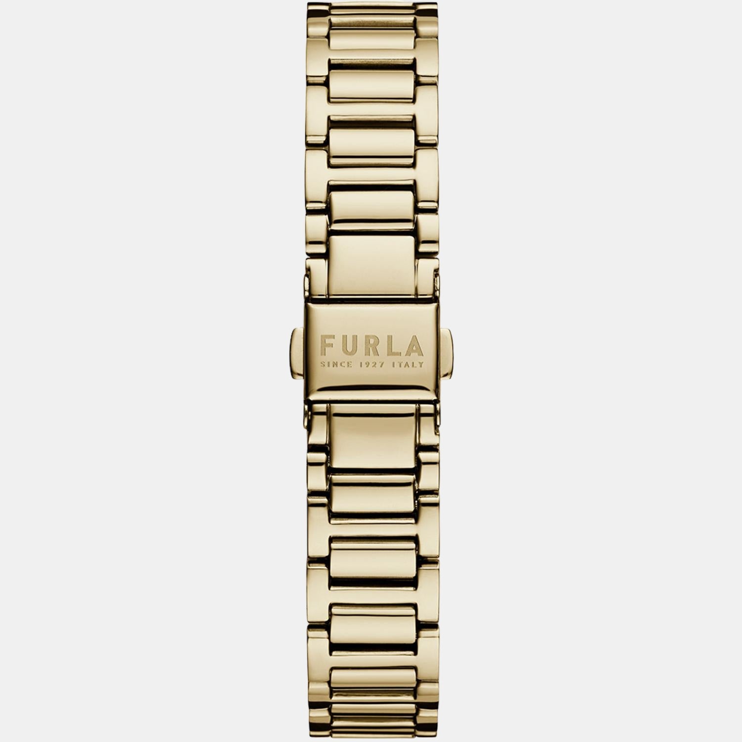 Furla Women Round Gold watch