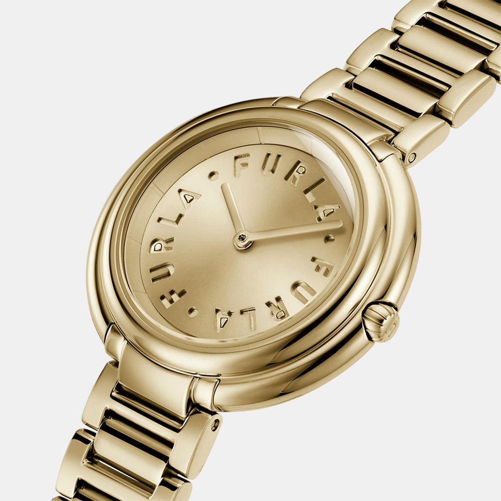Furla Stainless Steel Round watch