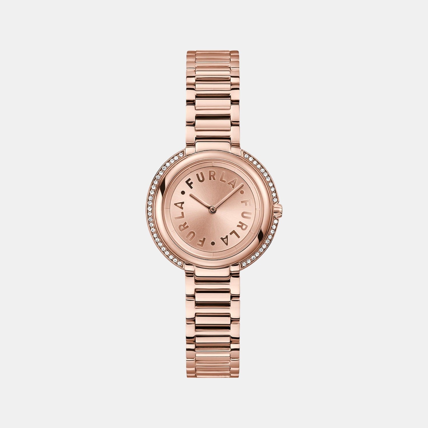 Furla Round Rose Gold Analog watch