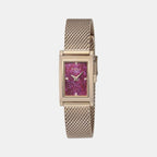 Furla Rectangular Purple Analog watch