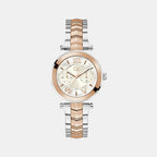 GC Round White Analog watch