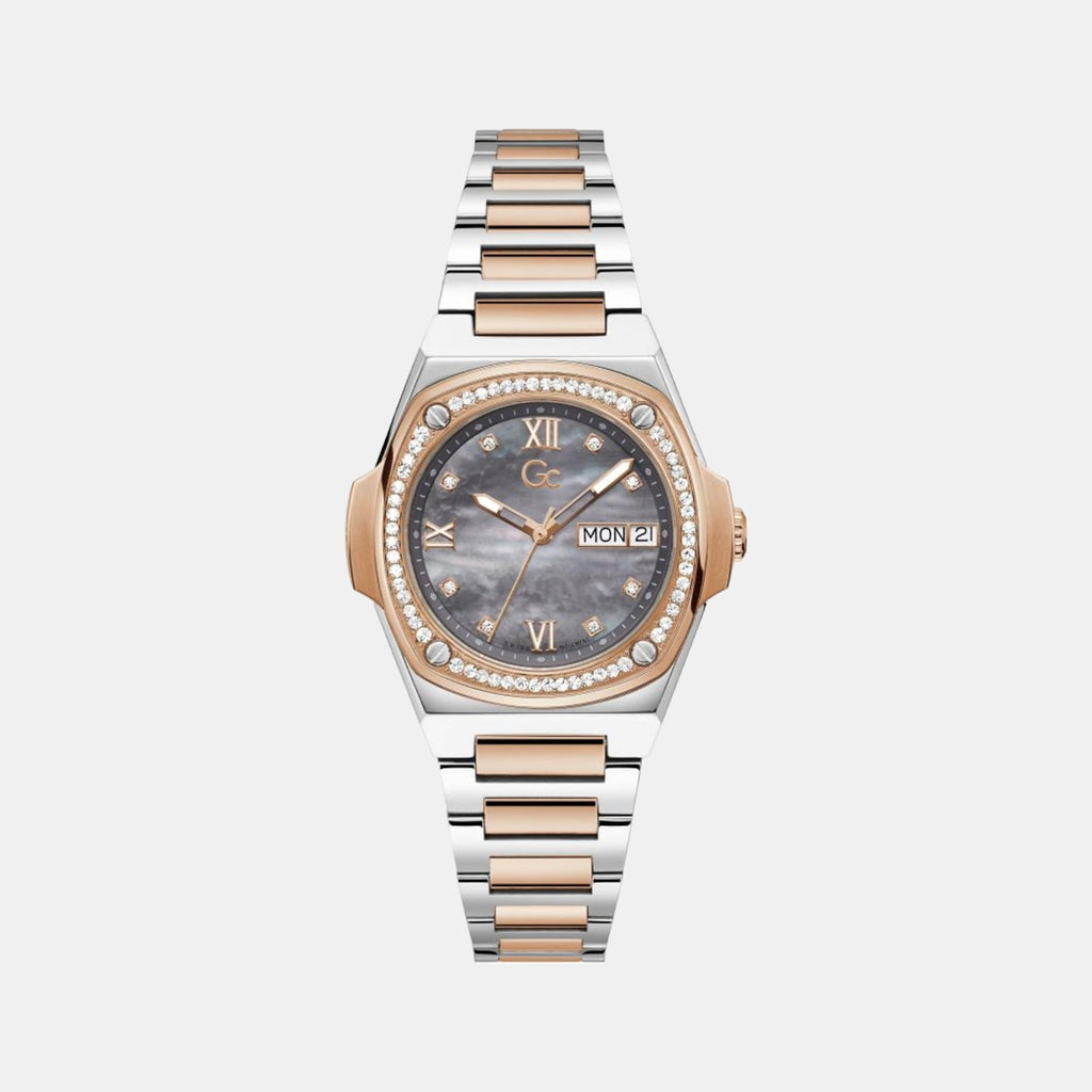 GC Round Grey Analog watch