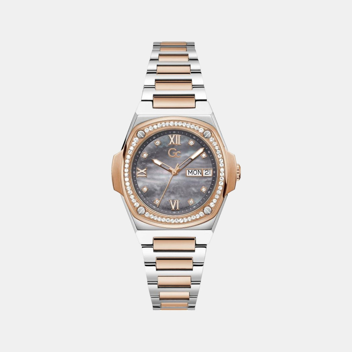 GC Round Grey Analog watch