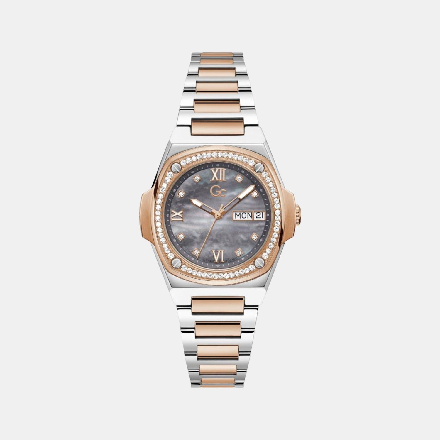 GC Round Grey Analog watch