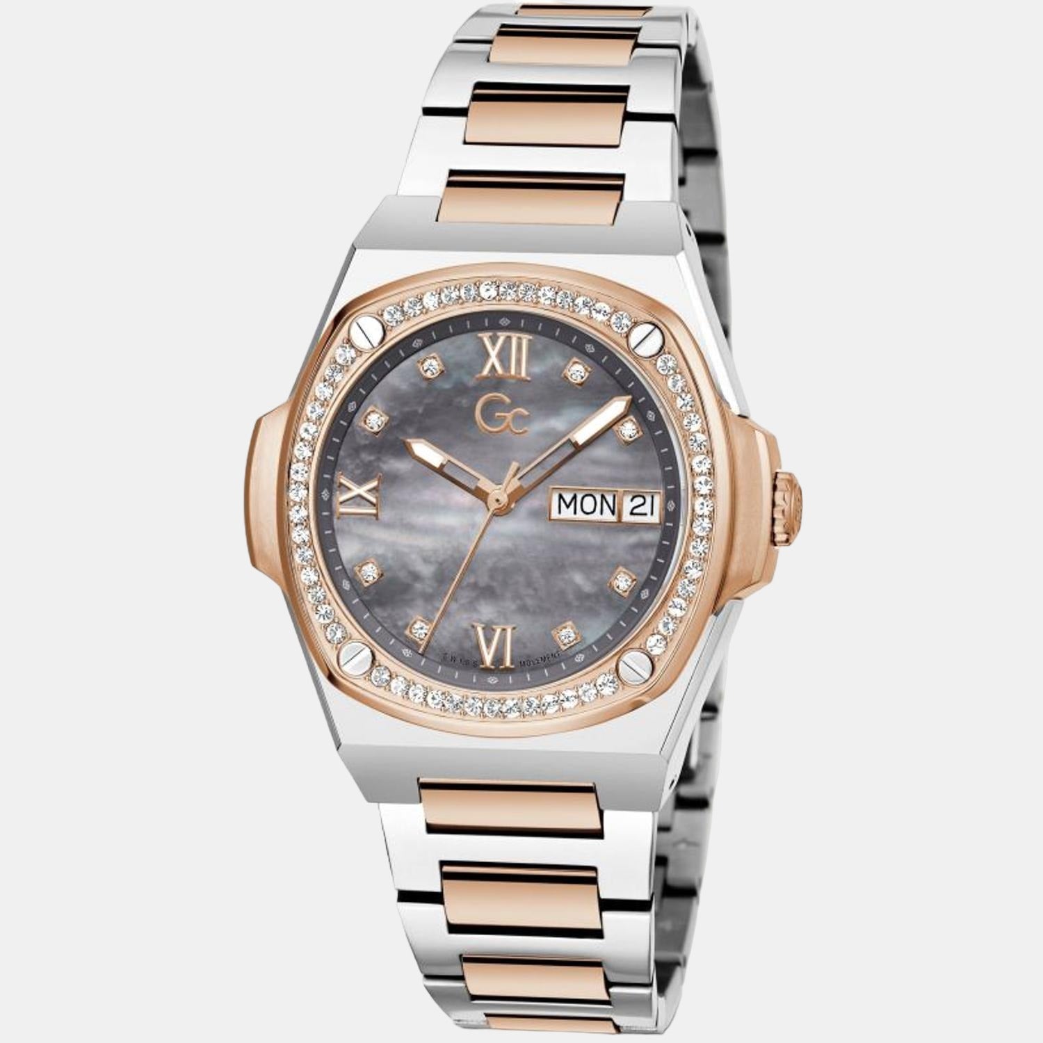 gc-stainless-steel-grey-analog-female-watch-y98001l5mf