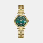 GC Round Green Analog watch