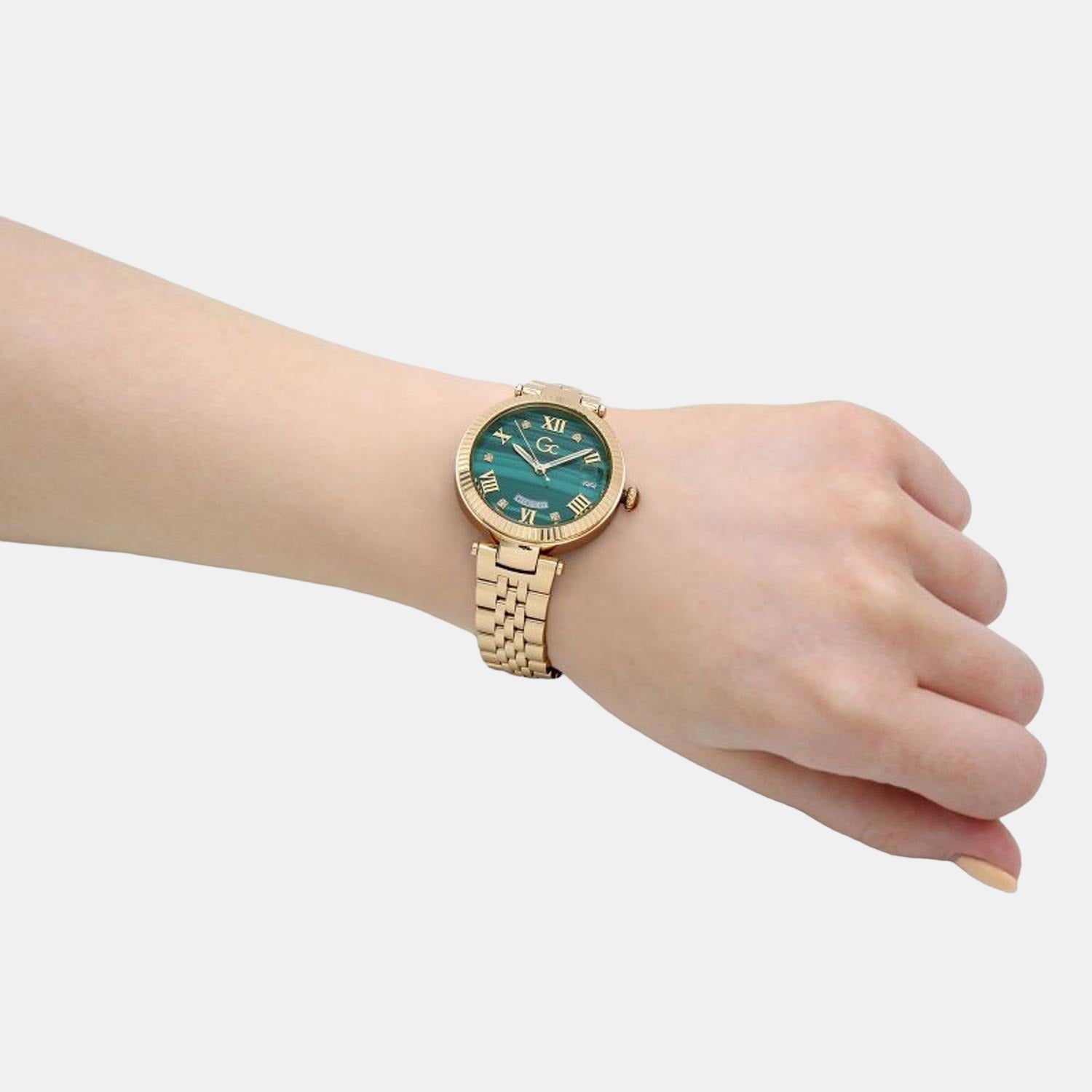 GC 34 mm Yellow Quartz watch