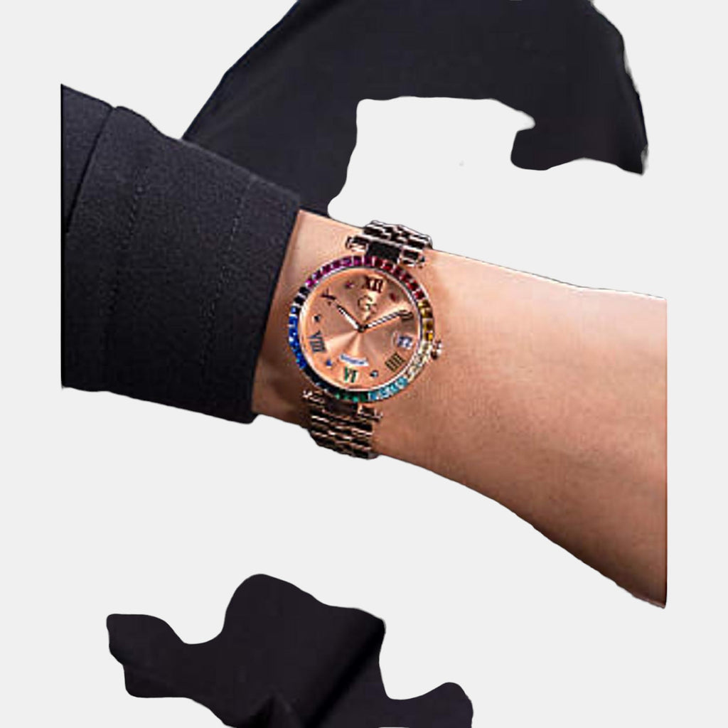 GC 34 mm Rose Gold Quartz watch