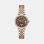 GC Round Brown Analog watch