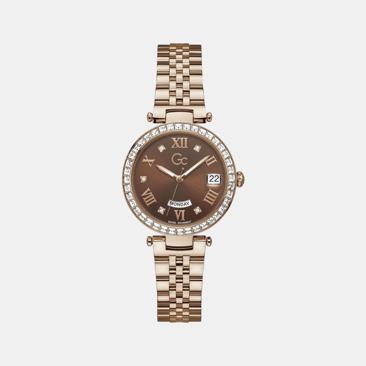 GC Round Brown Analog watch