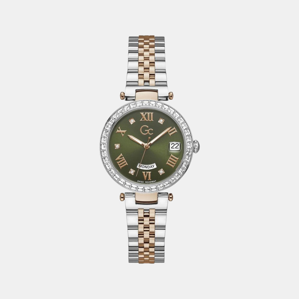 GC Round Green Analog watch
