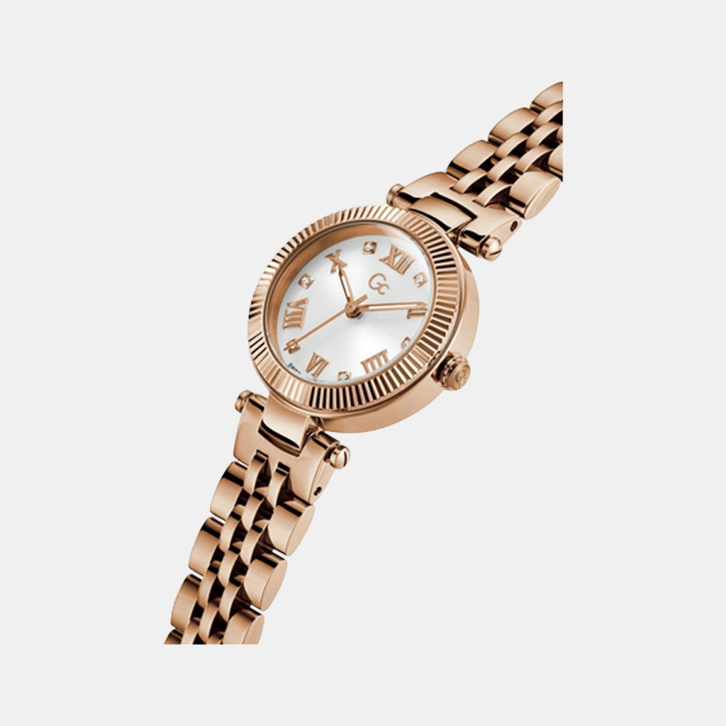 GC Women Round White watch
