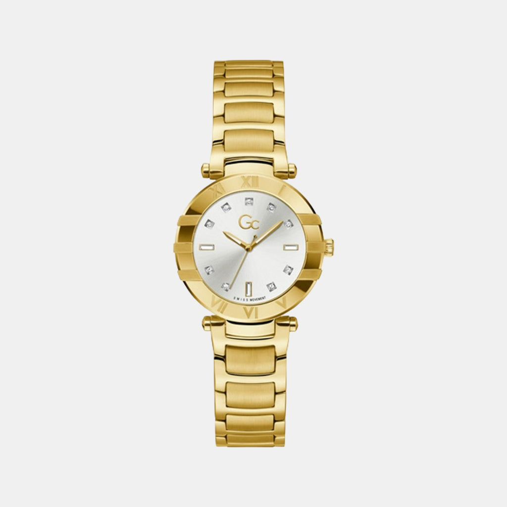 GC Round White Analog watch