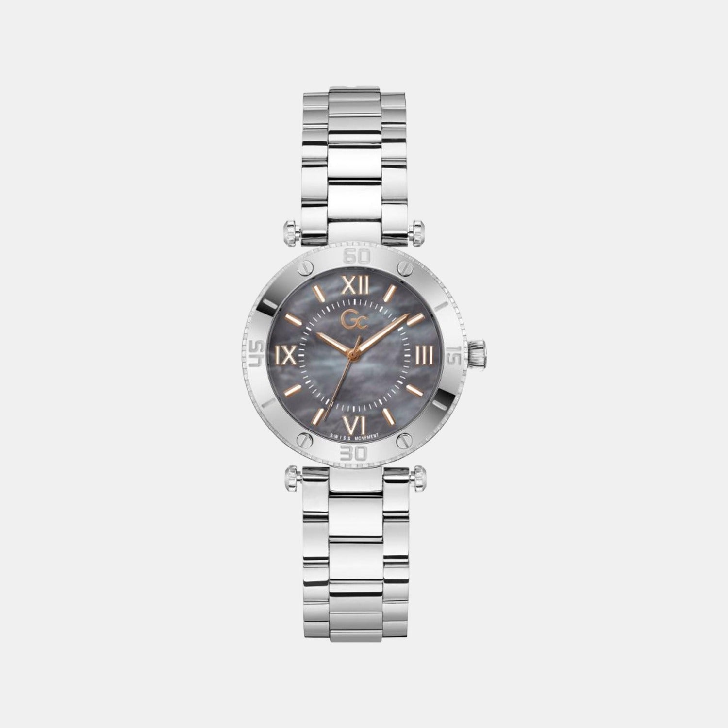 GC Round Grey Analog watch