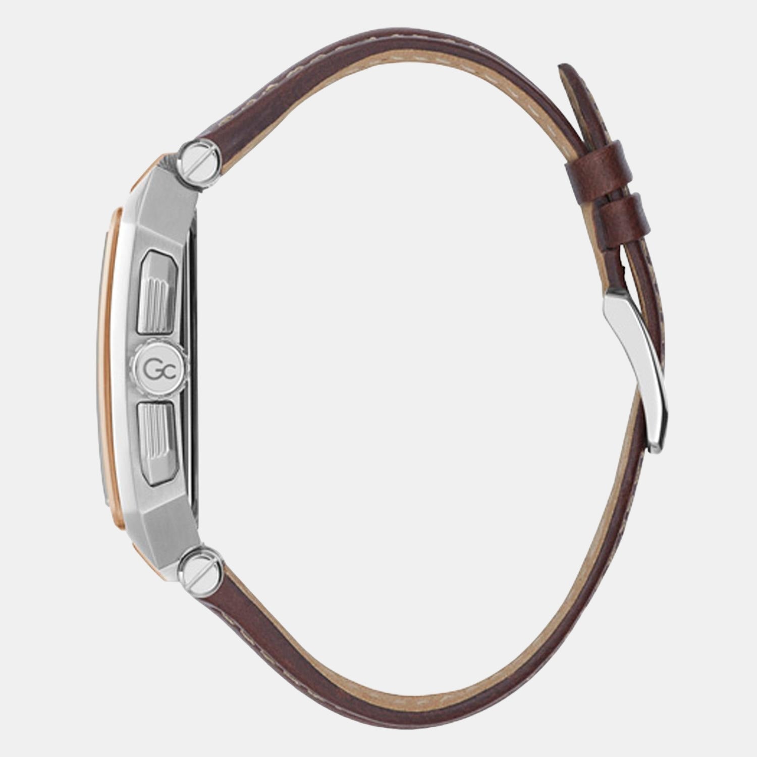 GC Men Rectangular White watch