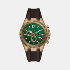 GC Round Green Chronograph watch