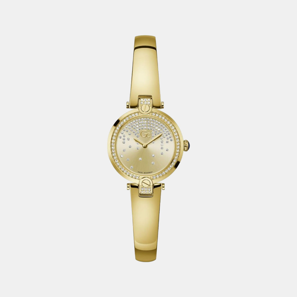 GC Round Gold Analog watch