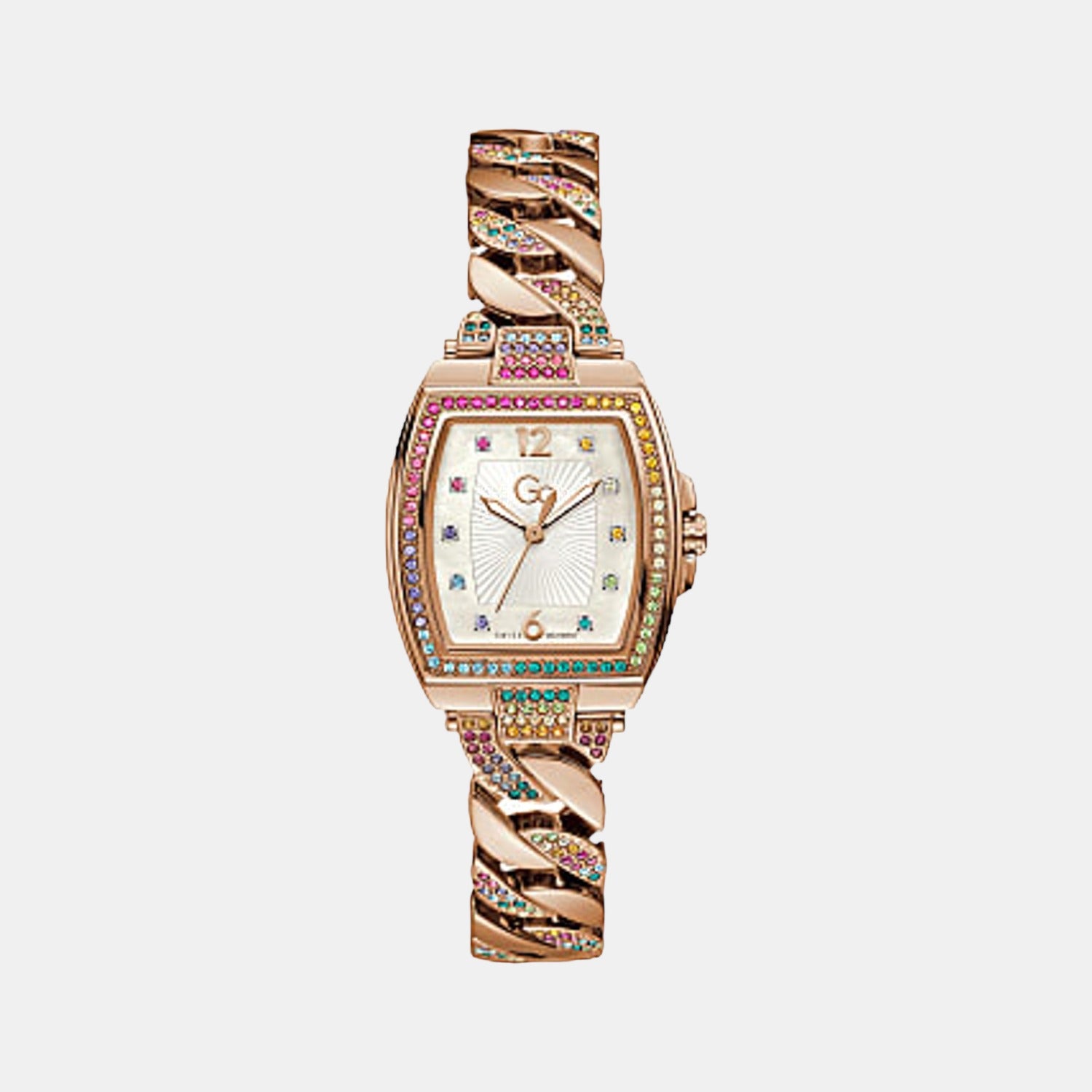 GC Round Mother Of Pearl Analog watch