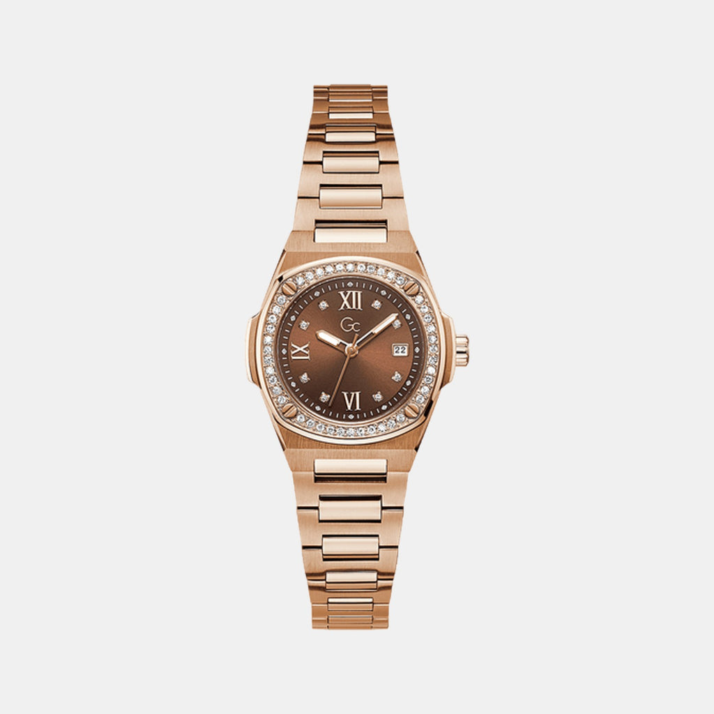 GC Round Brown Analog watch