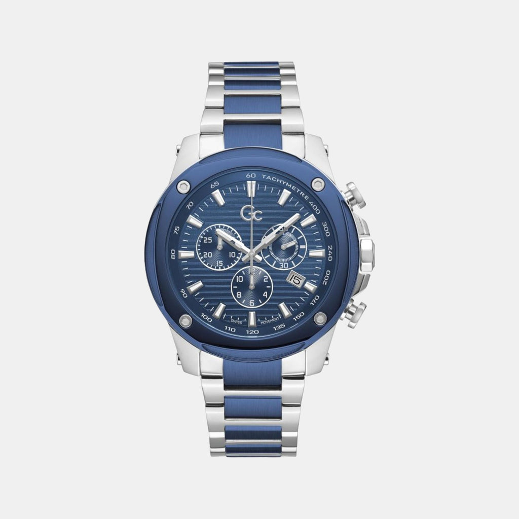 GC Round Blue Chronograph watch