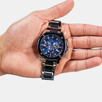 GC 45 mm Silver Quartz watch