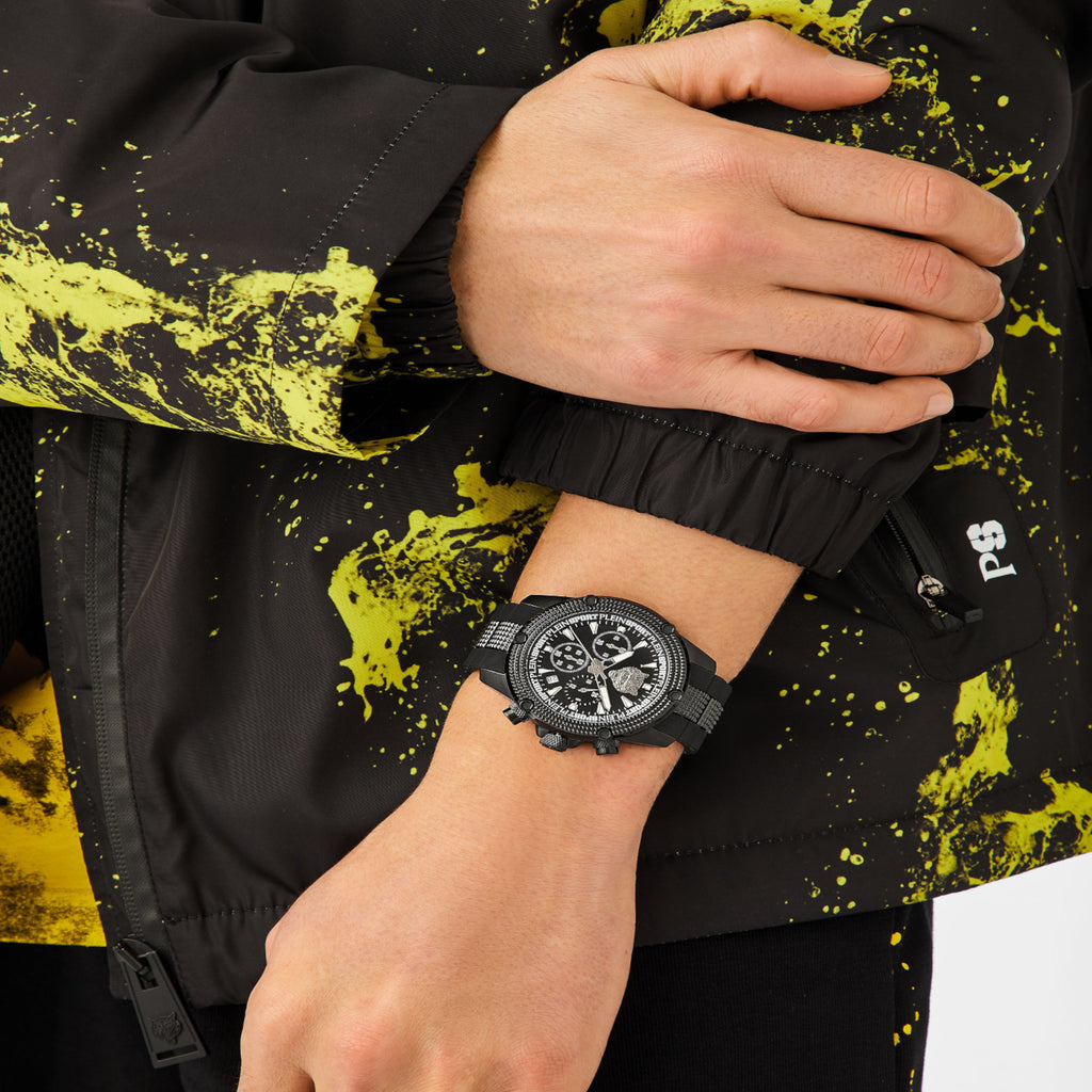 Plein Sports Stainless Steel Round watch