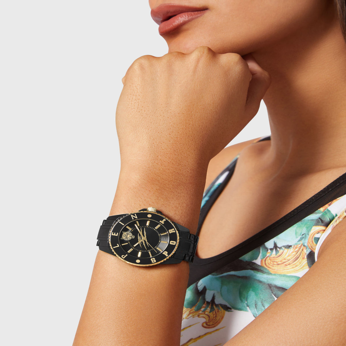 Plein Sports Stainless Steel Round watch