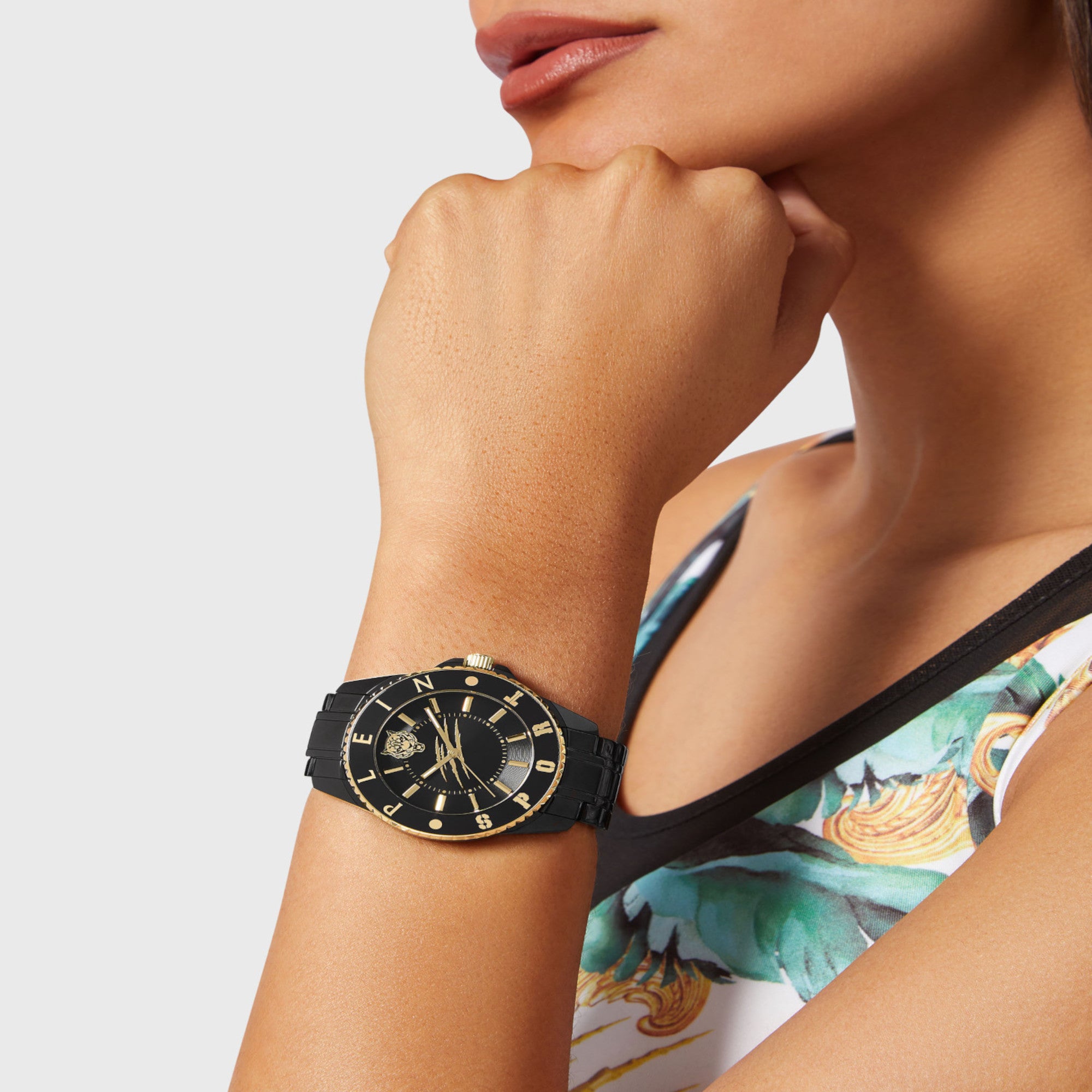 Plein Sports Stainless Steel Round watch