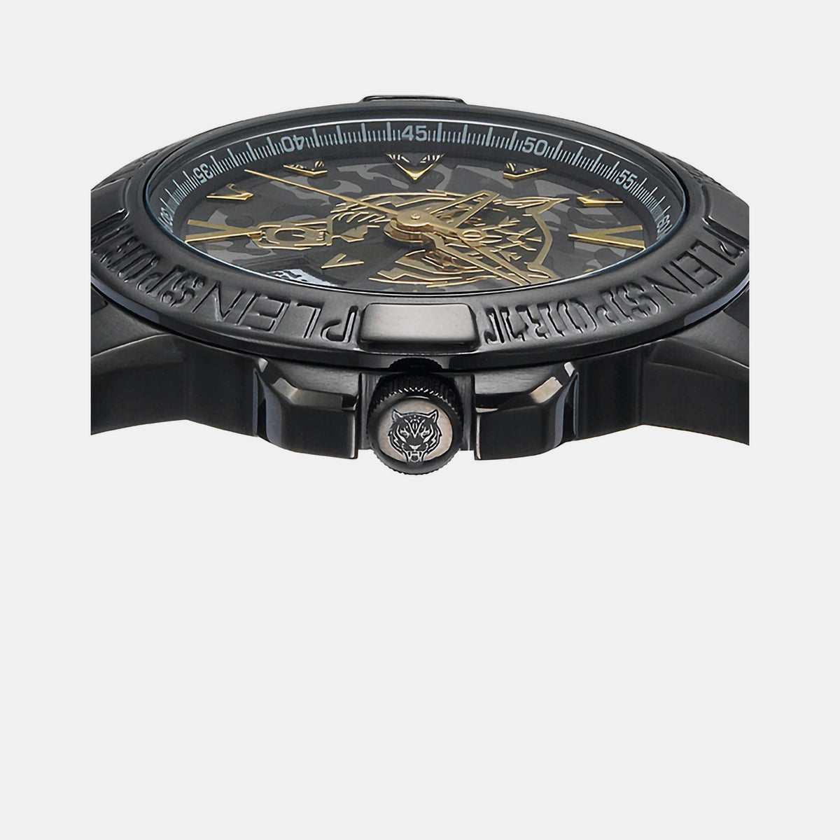 Plein Sports Men Round Black watch