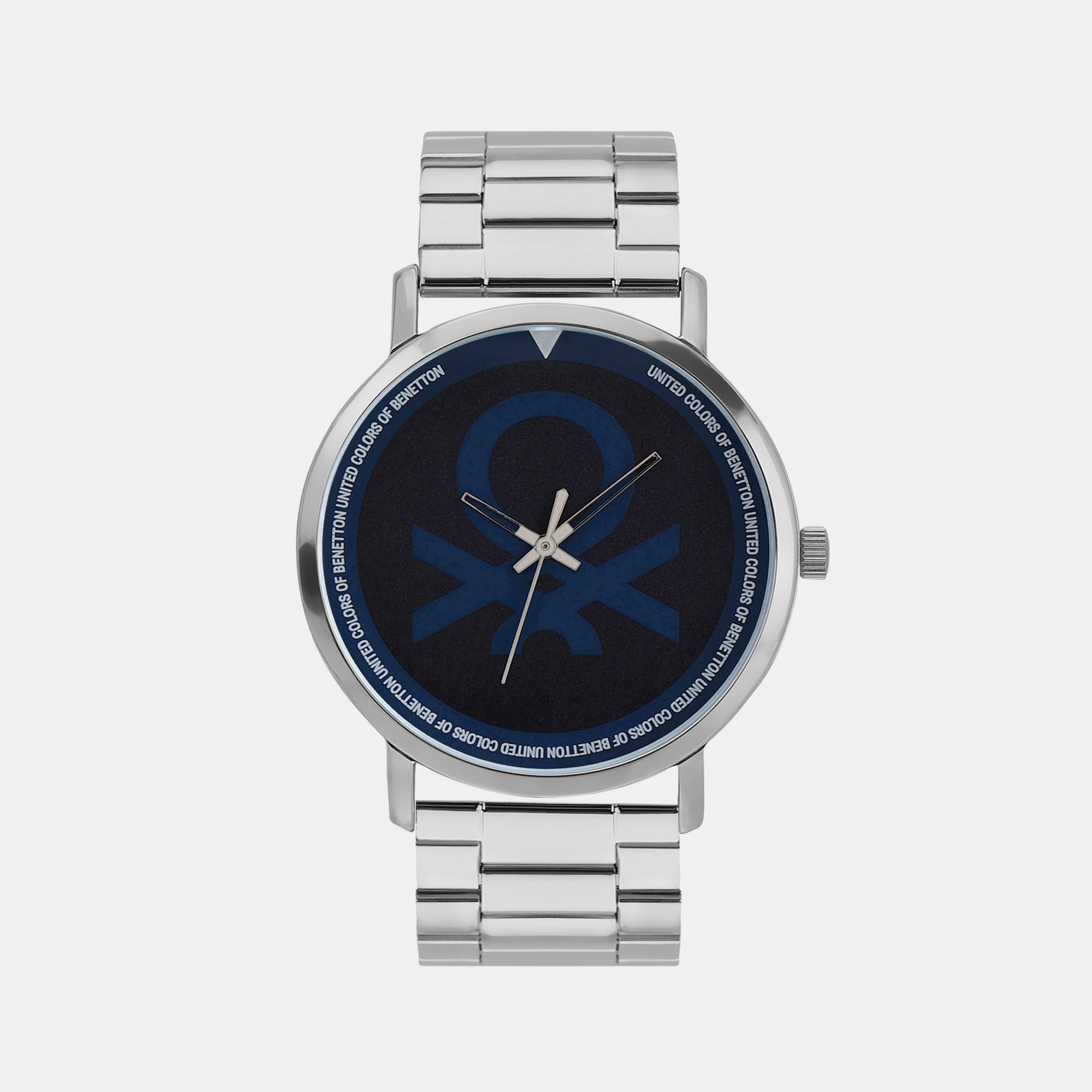 UCB Round Blue Analog watch