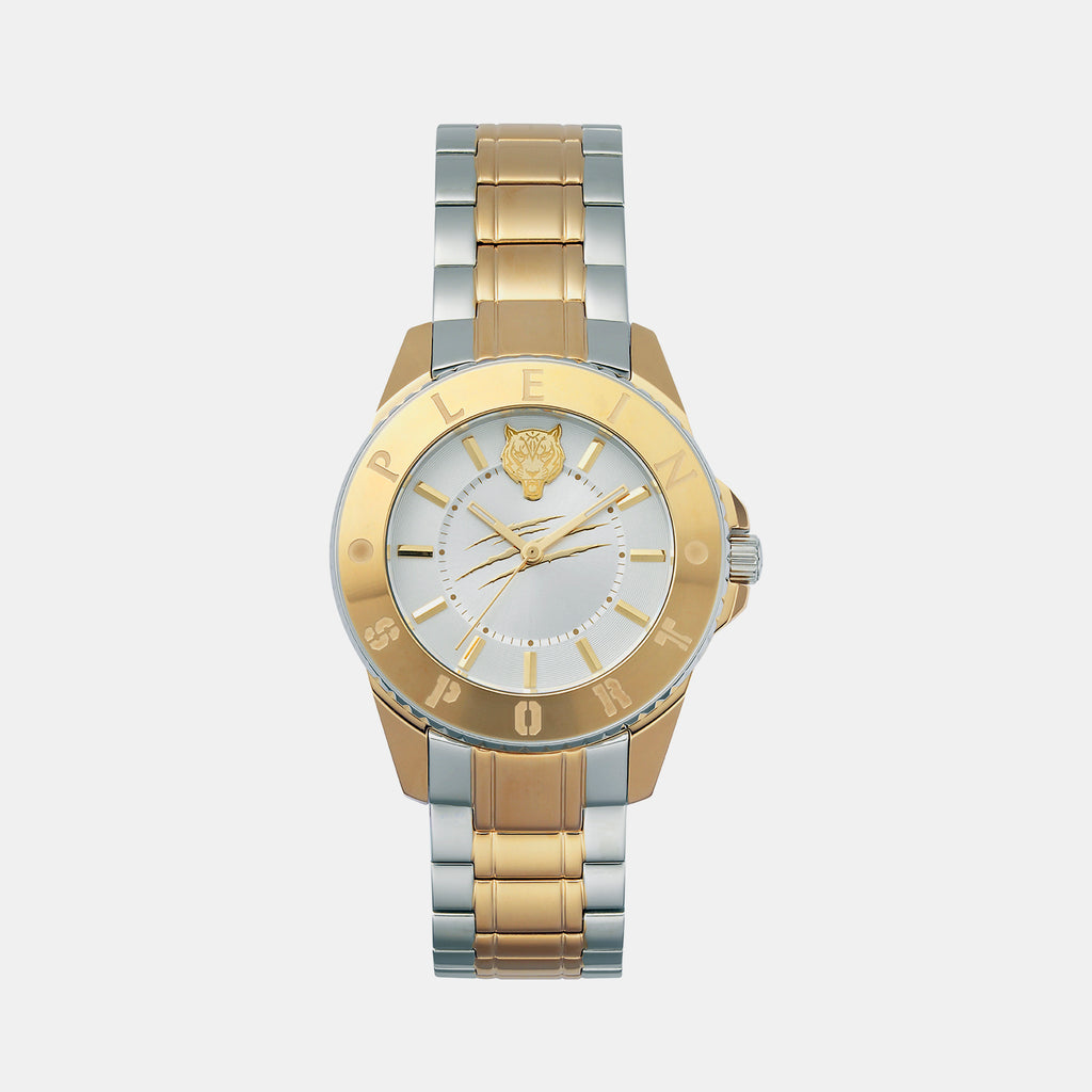 Plein Sports Round Silver Analog watch