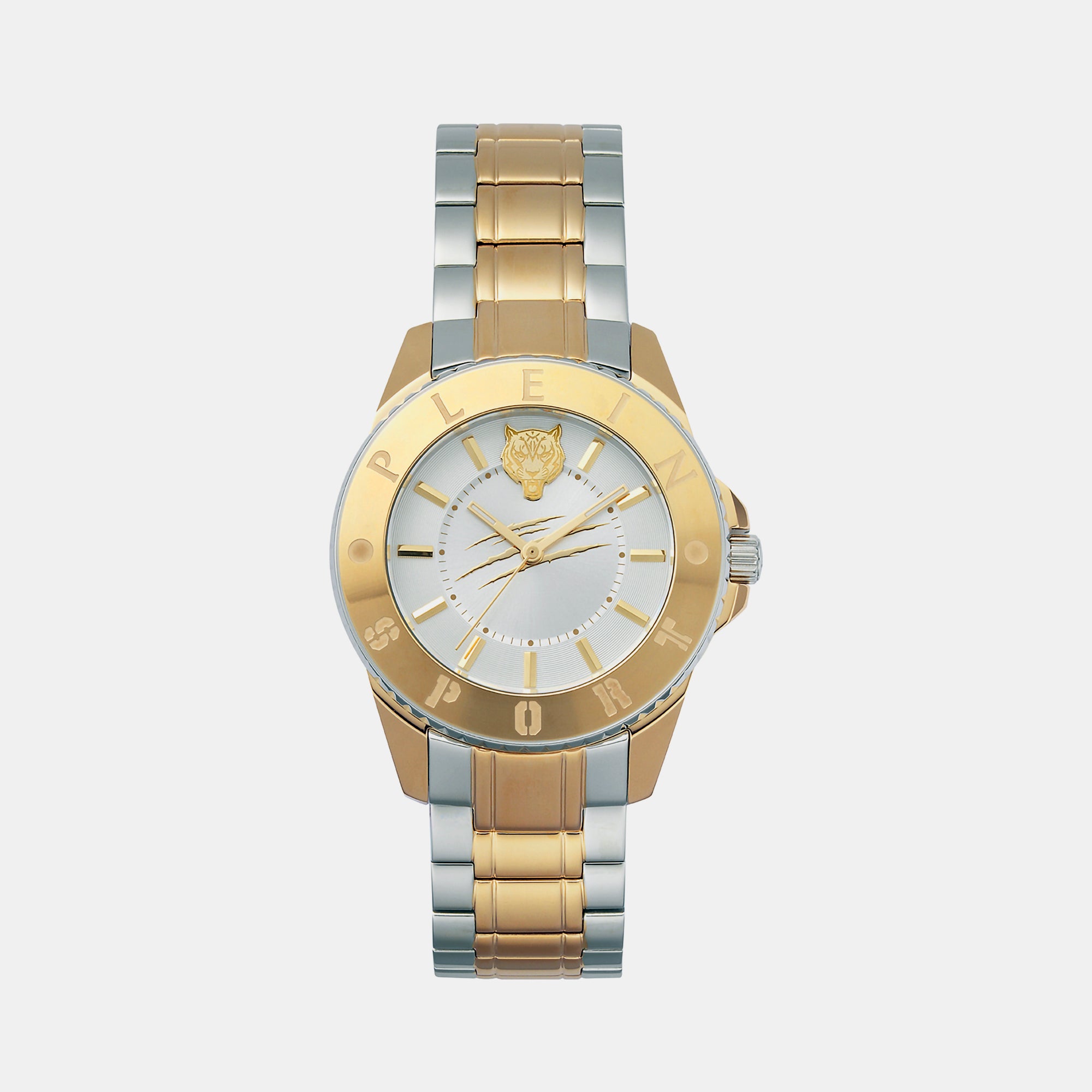 Plein Sports Round Silver Analog watch