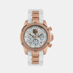 Plein Sports Round White Chronograph watch